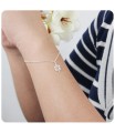 Snowflake Silver Bracelet BRS-194